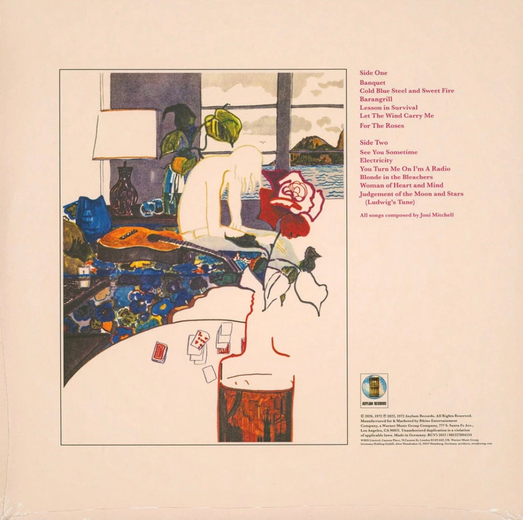 Joni Mitchell - For The Roses (LP Rose RSD Vinyl)