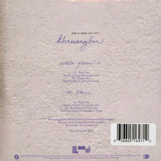 KHRUANGBIN - WHITE GLOVES II / M. BLANC (7" RSD Vinyl)
