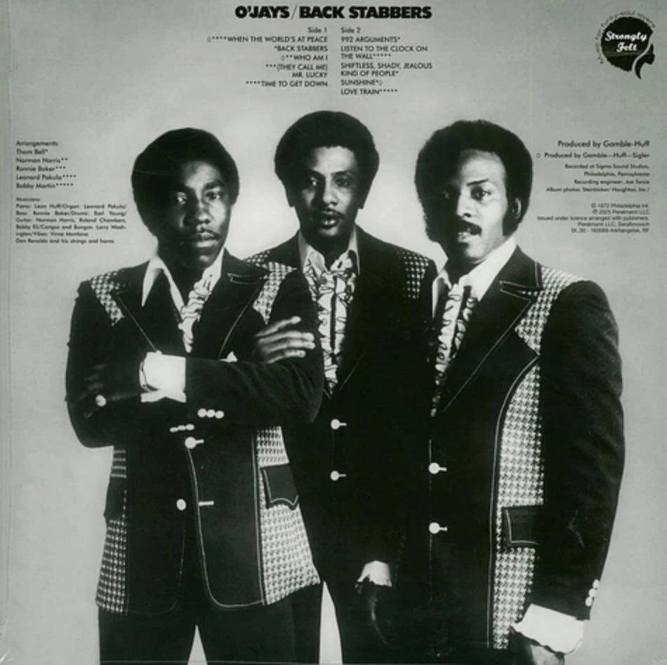 The O'Jays - Back Stabbers (LP Black Vinyl)