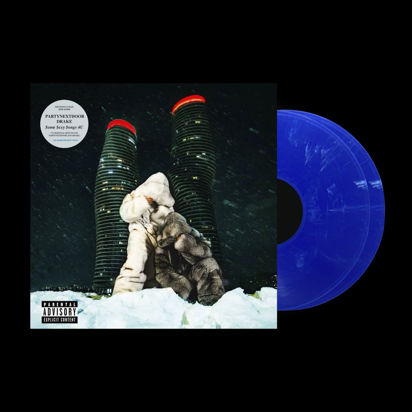 Drake X Partynextdoor - $ome $exy $ongs 4 U (2LP Blue Color)