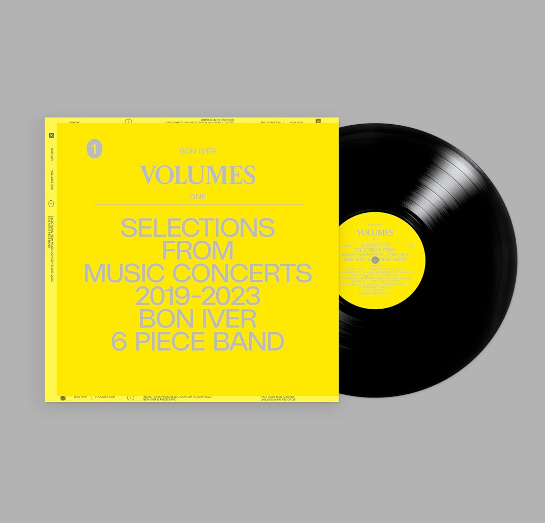 Bon Iver - VOLUMES: ONE "SELECTIONS FROM MUSIC CONCERTS 2019-2023" (LP)