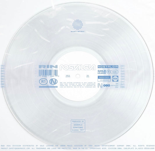 RIN - NOSTALGIA (LP White Vinyl)