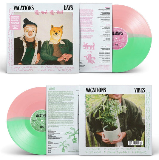 Vacations - Days / Vibes (LP Baby Pink/Mint Green)