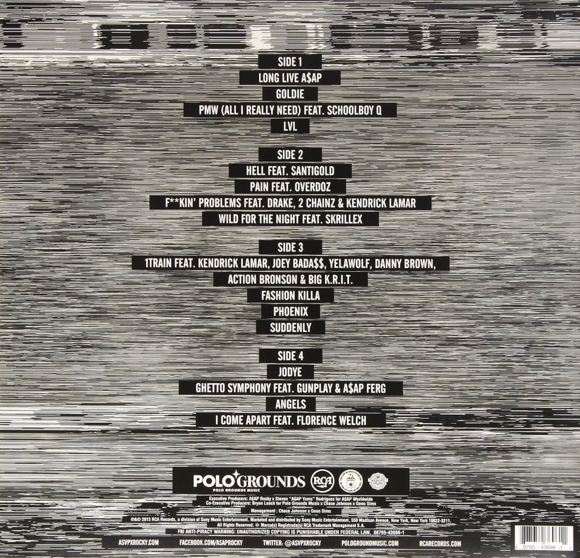 A$AP Rocky - LONG.LIVE.A$AP (2LP Deluxe Version Vinyl)