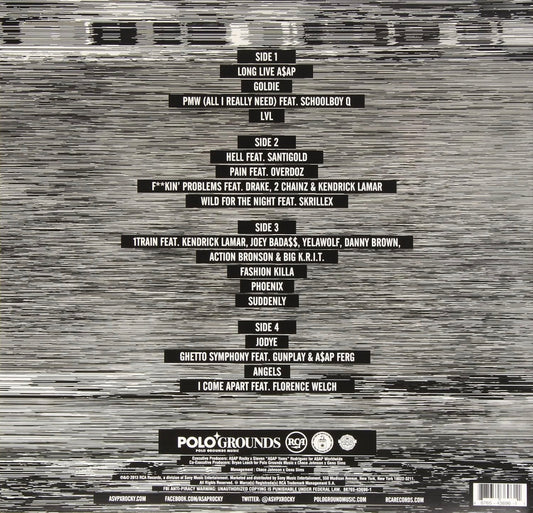 A$AP Rocky - LONG.LIVE.A$AP (2LP Deluxe Version Vinyl)