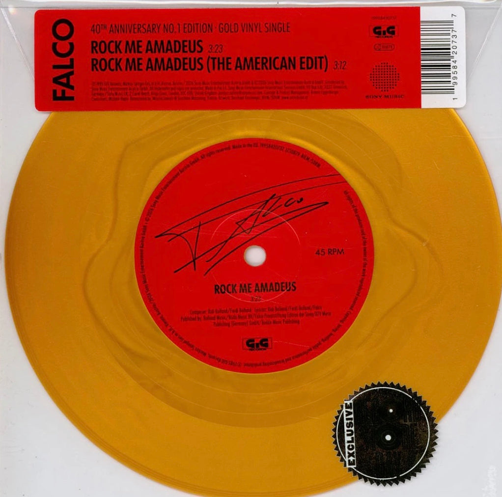 Falco - Rock Me Amadeus (7" Gold Vinyl Single RSD)