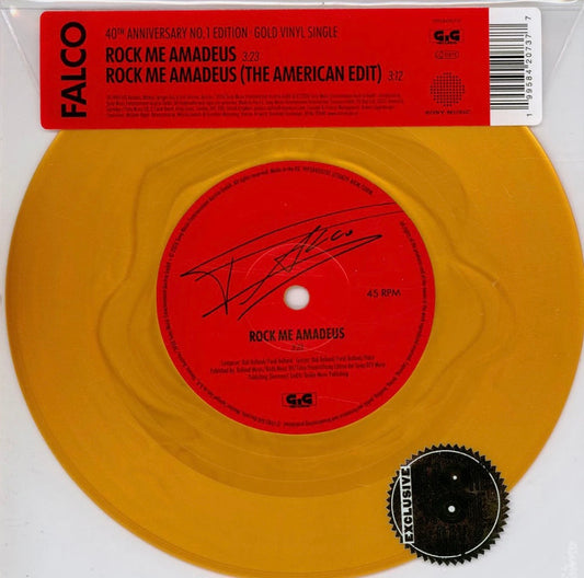 Falco - Rock Me Amadeus (7" Gold Vinyl Single RSD)