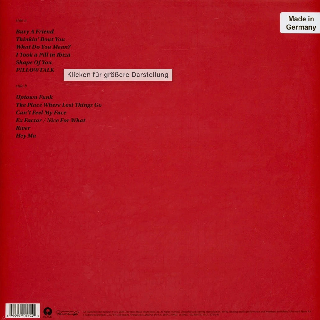 Jamie Cullum - The Song Society Playlist (LP Red RSD Vinyl)