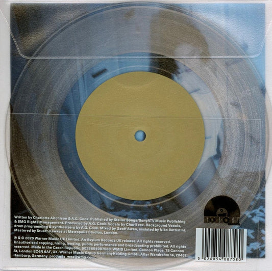 Charli XCX - party 4 u (7" Ultra Clear RSD Vinyl)