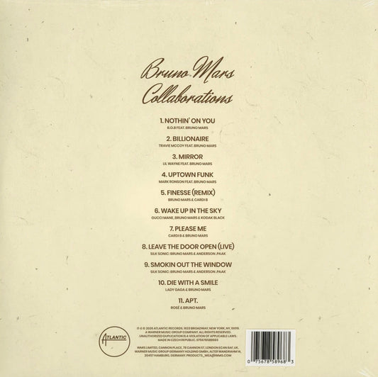 Bruno Mars - Collaborations (LP Black RSD Vinyl)