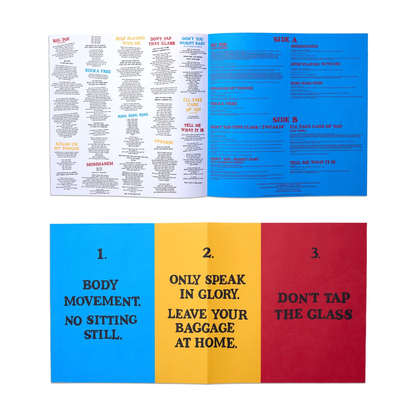 Tyler, The Creator - Don't Tap the Glass (LP Gatefold Clear Vinyl)