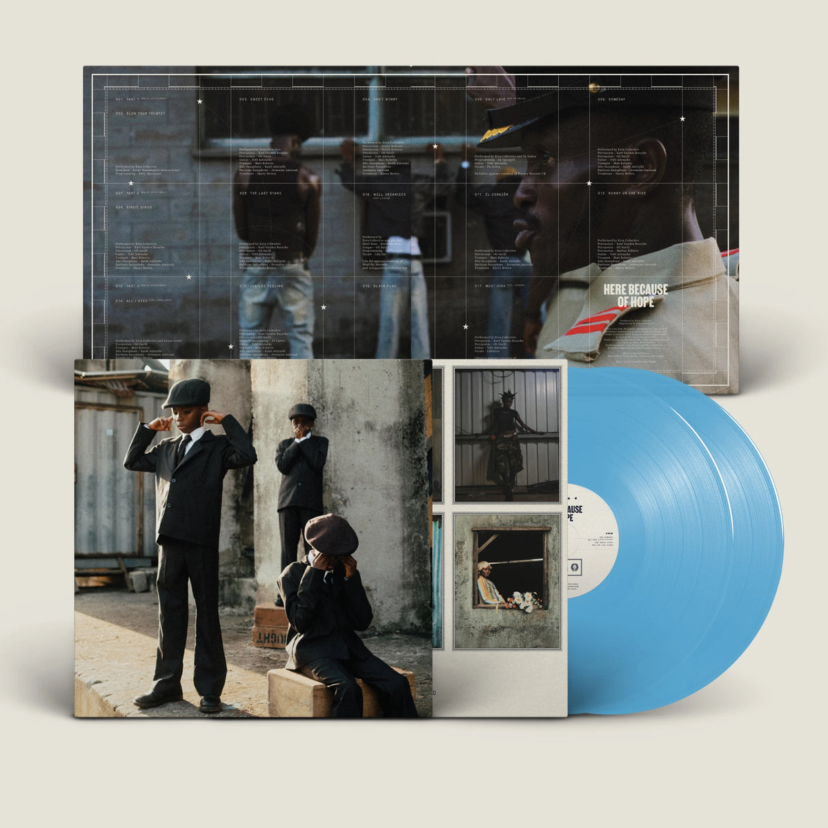 Ezra Collective - Here Because of Hope (2LP Translucent Blue Vinyl)