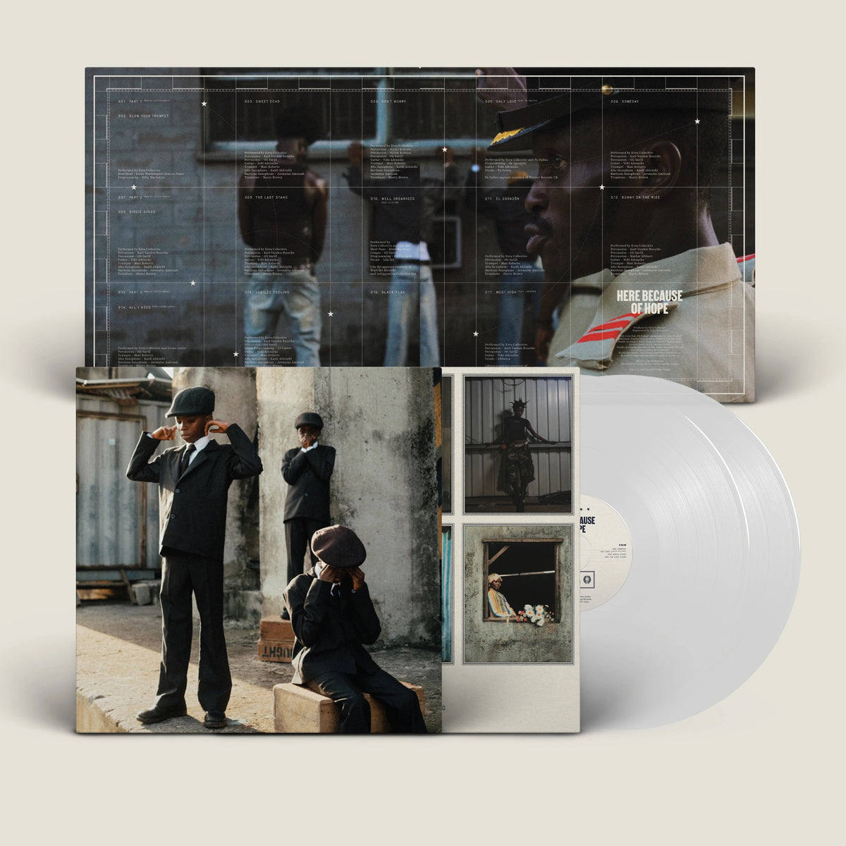 Ezra Collective - Here Because of Hope (2LP Indie Exclusive White Vinyl)
