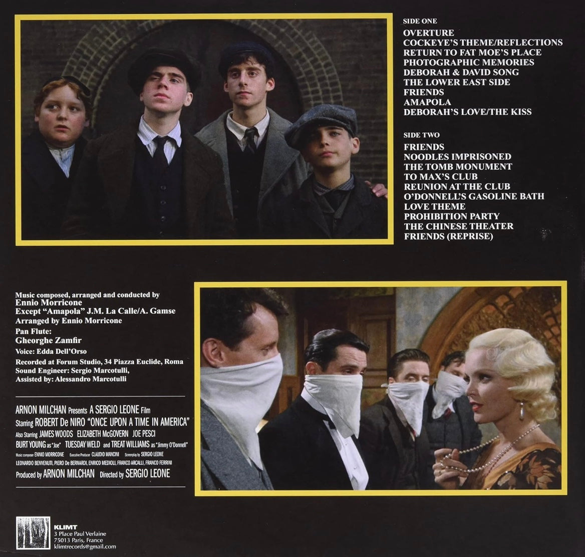 Ennio Morricone - Once Upon A Time In America (LP Gold Vinyl)